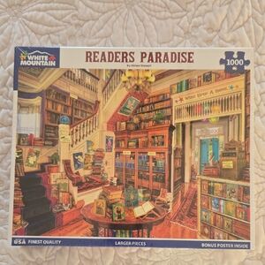 Readers Paradise White Mountain 1000 Pc Puzzle Unopened